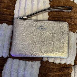 Coach Metallic Gold Wristlet NWOTS!